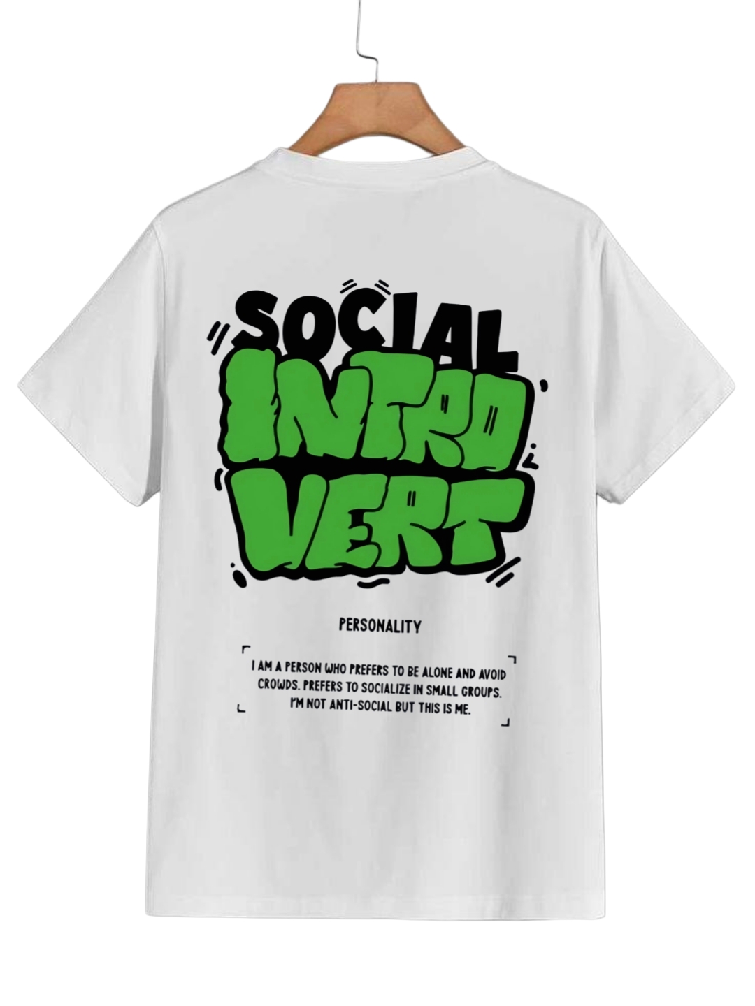 Social introvert  (Back Side Style)