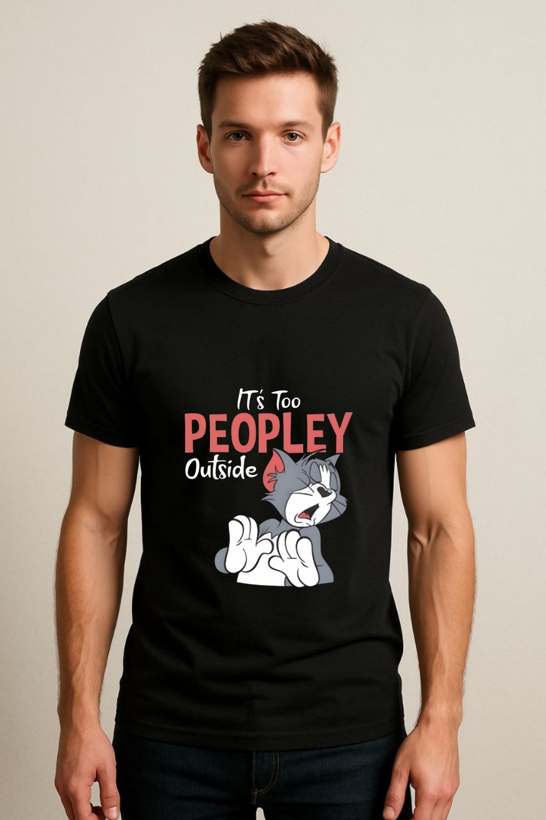 It's too peoply outside - Tom T-shirt