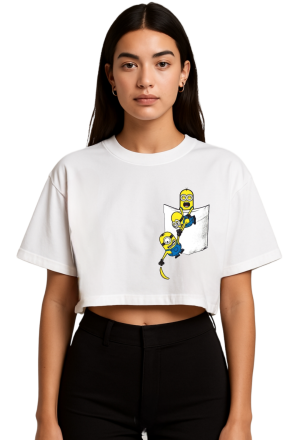 Minion crop top