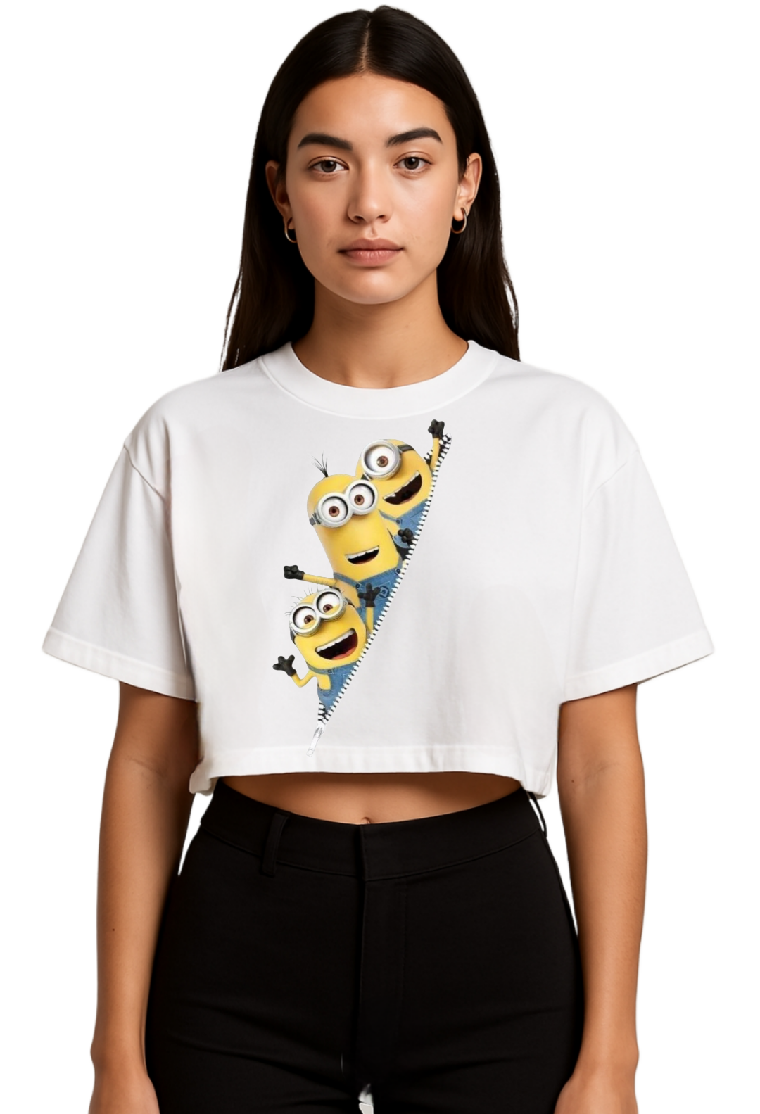 Minion crop top