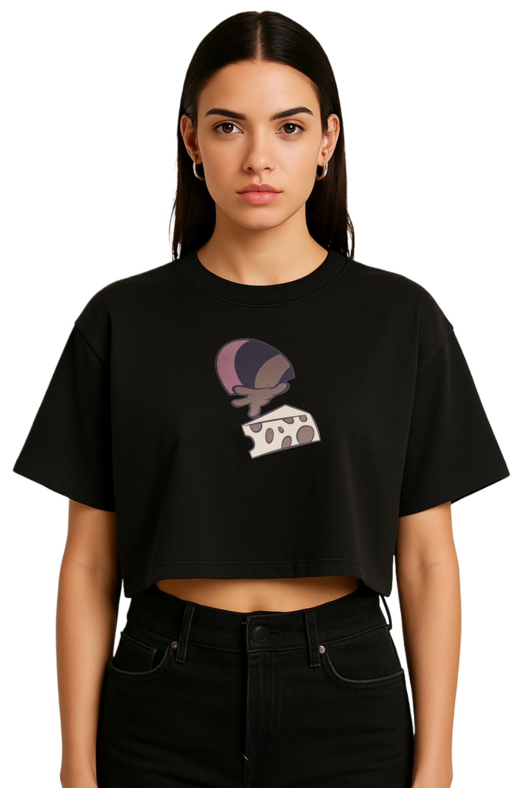 Cheese - crop top