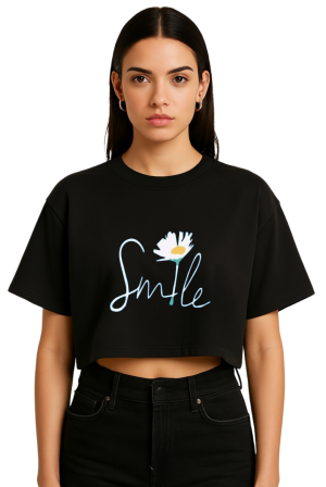 Smile crop top