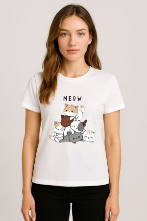 Meow - Little cat Women t-shirt