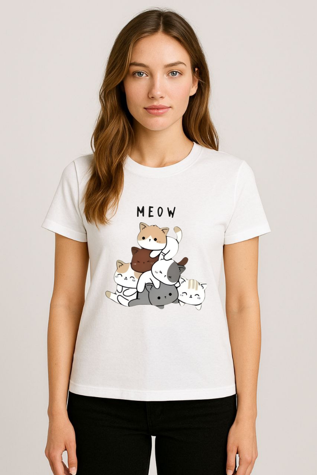 Meow - Little cat Women t-shirt