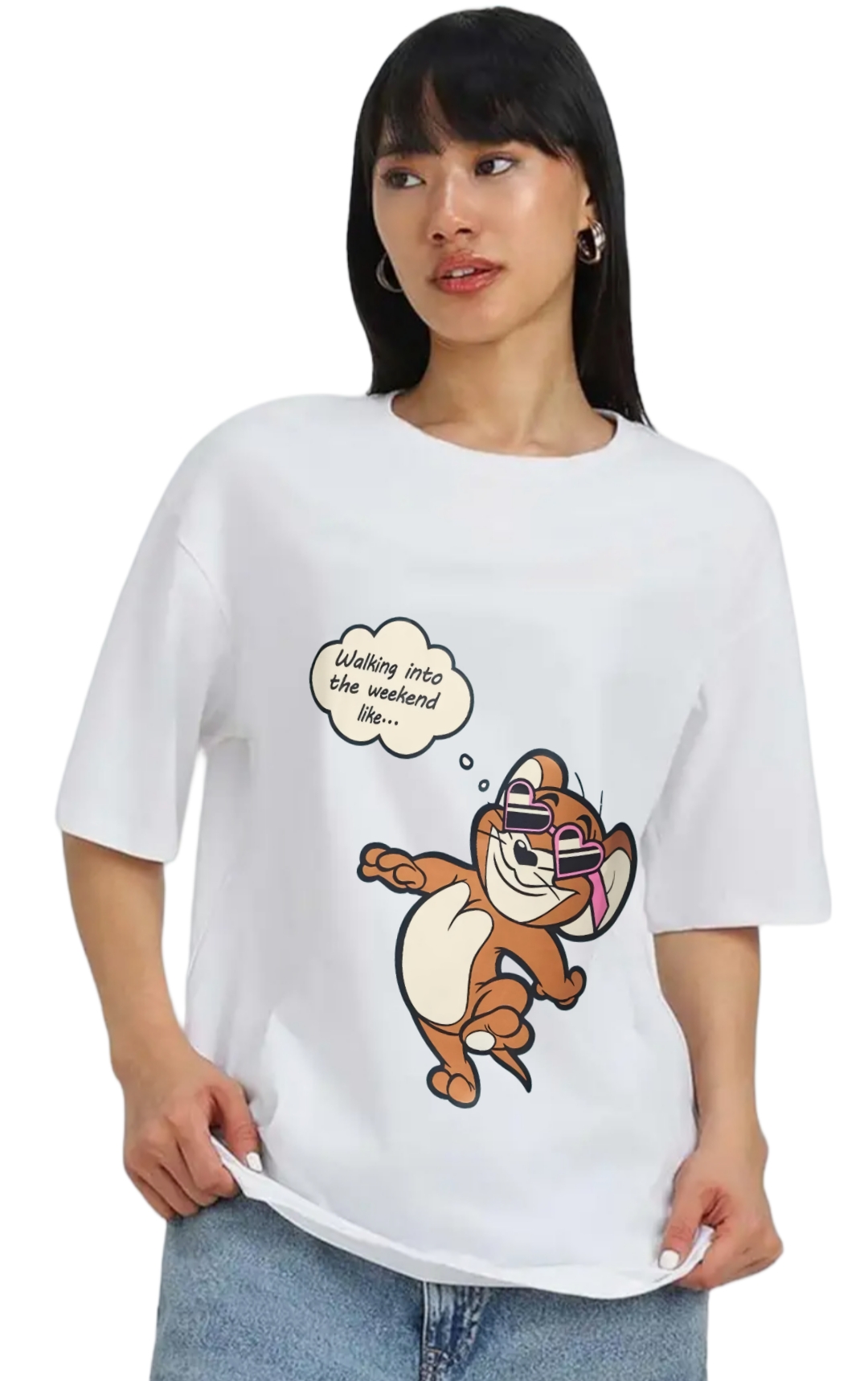 Jerry Weekend mood Oversized t-shirt
