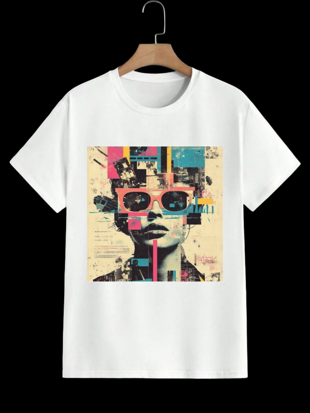 Women face art design t-shirt