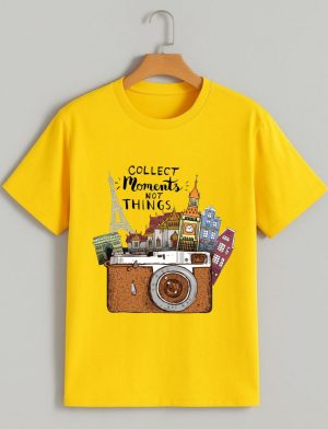 Collect moments not things t-shirt