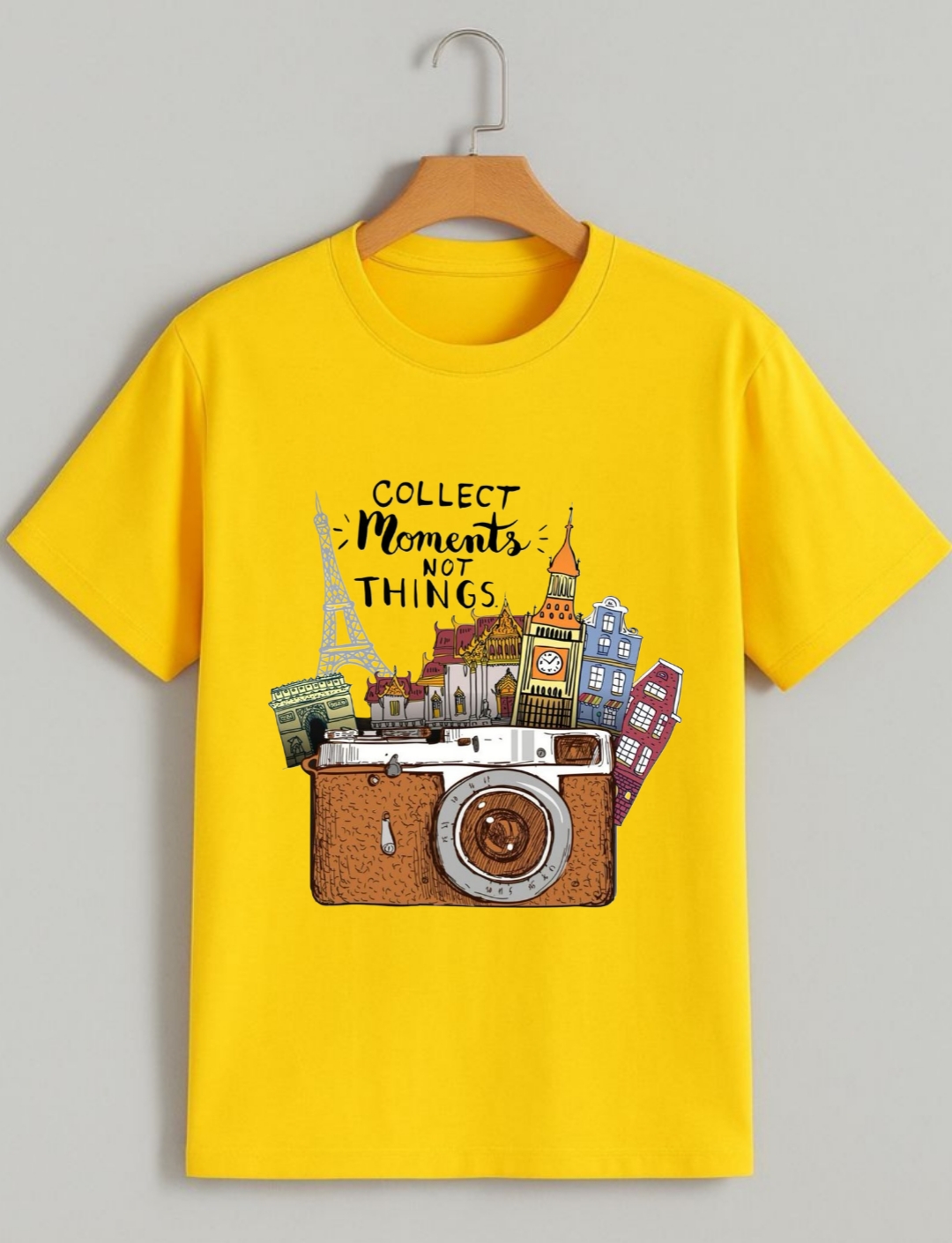 Collect moments not things t-shirt
