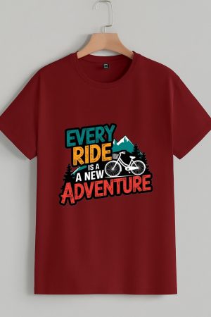 Every ride is a new adventure t-shirt