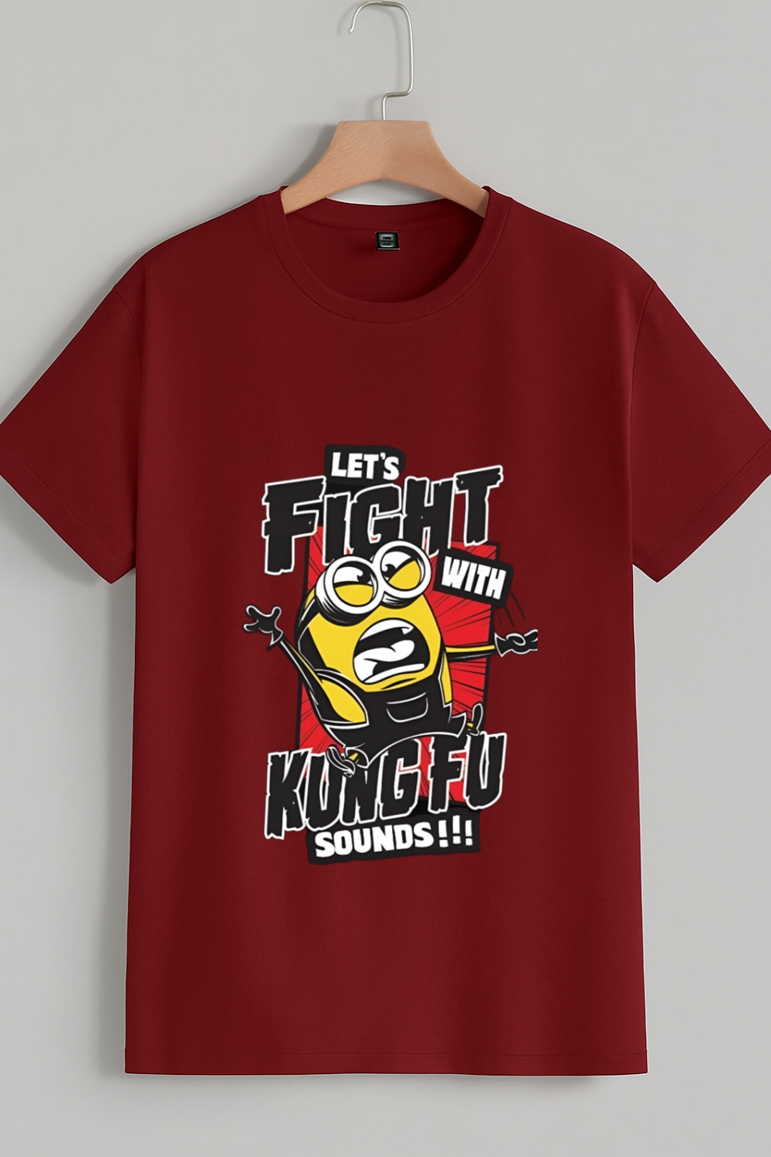 Kung fu fight with minion - t-shirt