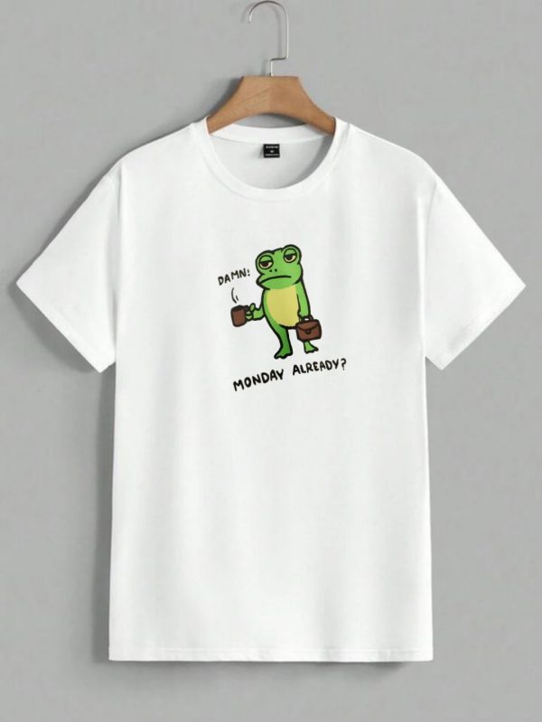 Damn! Monday again? T-shirt - Image 4